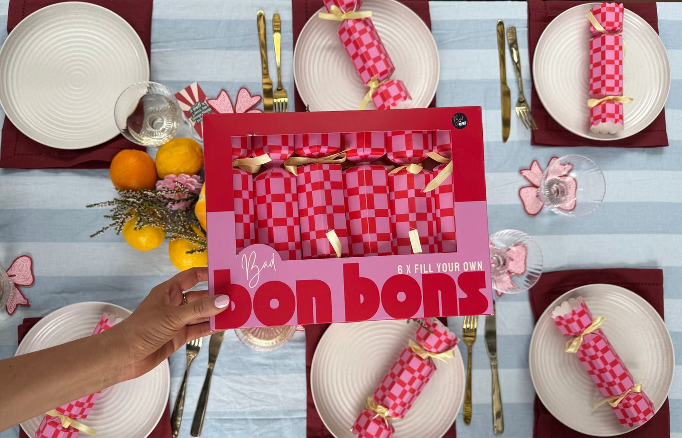 Bad Bon Bons - Pink/Red