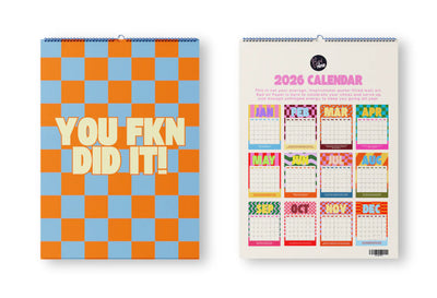 Bad on Paper Calendar 2026 (Spiral Medium)