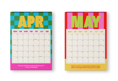 Bad on Paper Calendar 2026 (Spiral Medium)