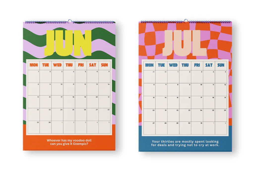 Bad on Paper Calendar 2026 (Spiral Medium)