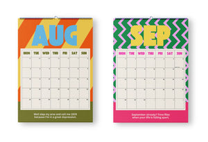Bad on Paper Calendar 2026 (Spiral Medium)