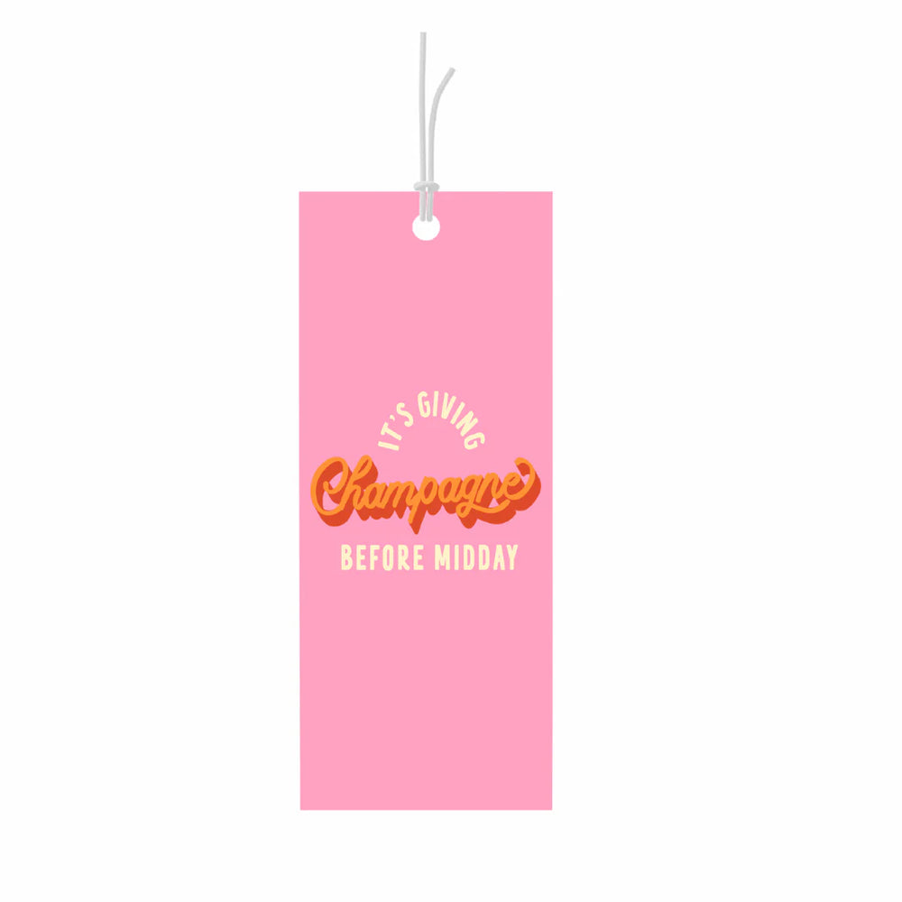 It's giving Champagne before Midday - Gift Tag