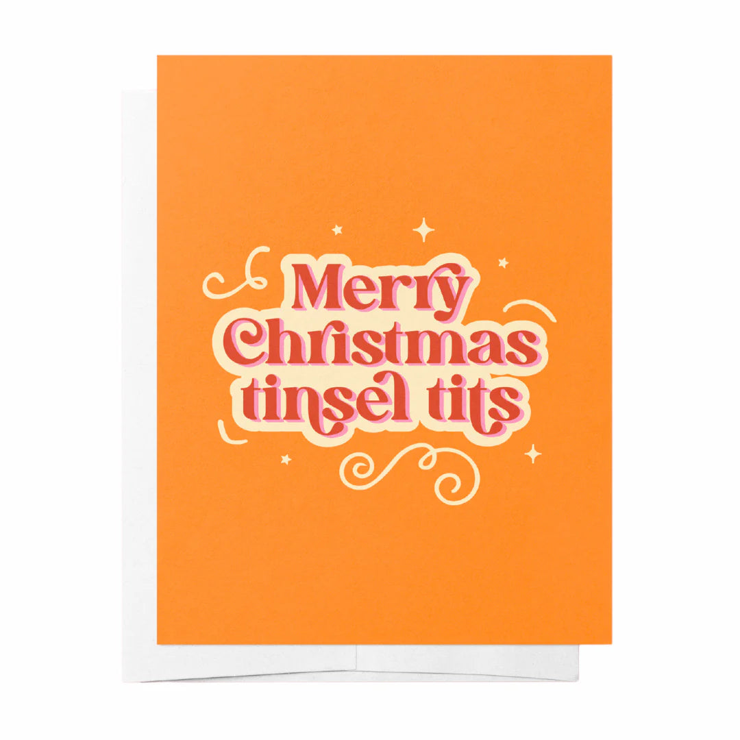 Merry Christmas Tinsel Tits