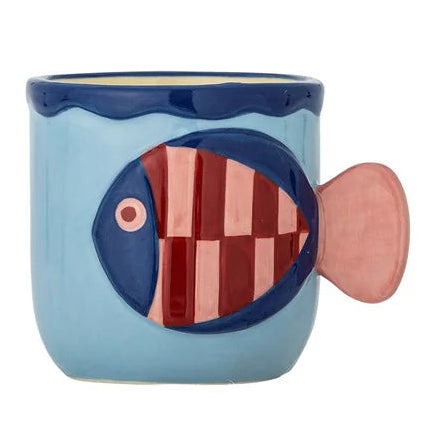 Willy Cup - Stripe Fish Blue