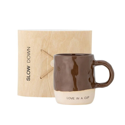 Neo Mug - Love in a Cup / Brown