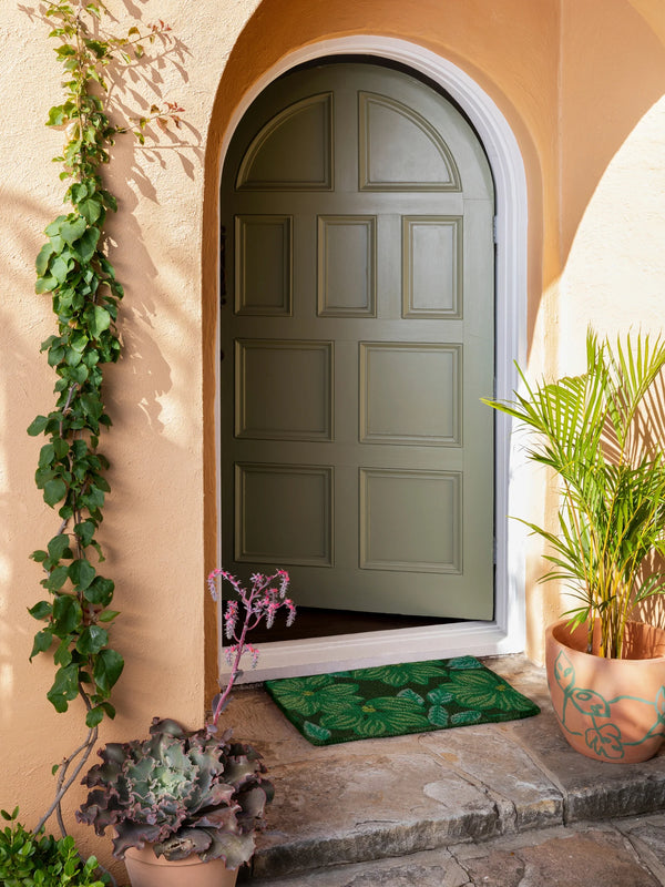 Azalea Green Door Mat