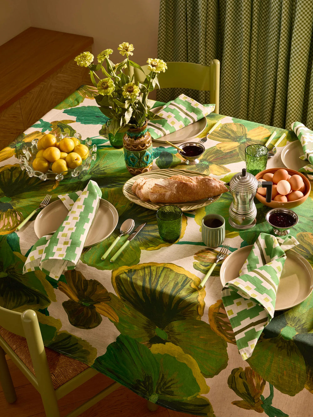 Bauhaus Green Napkins (set