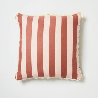 Bold Stripe Berry Pink 60x60cm cushion