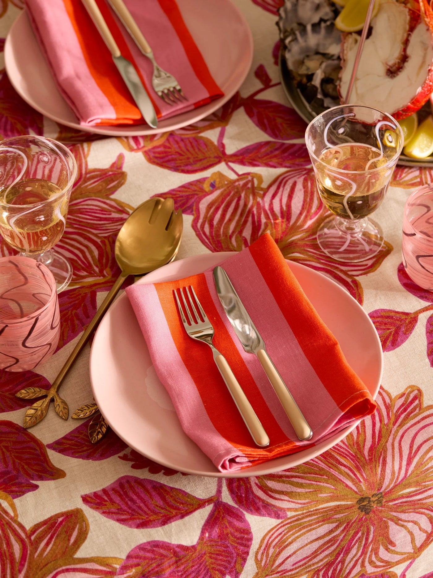 Bold Stripe Sorbet Napkins (set of 4)