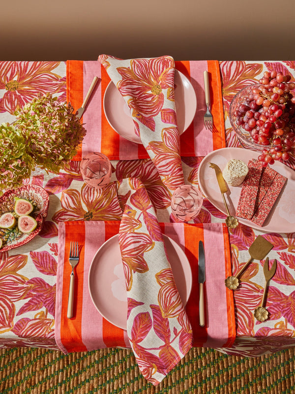 Bold Stripe Sorbet Napkins (set of 4)