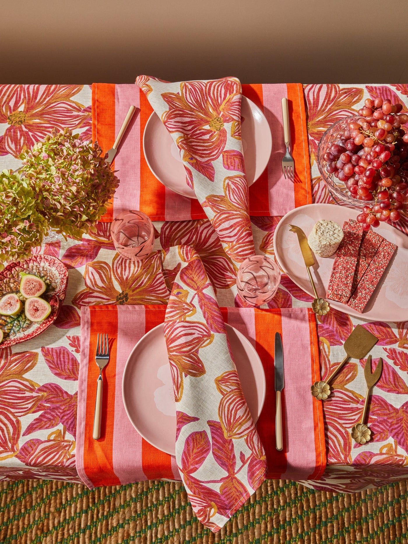Bold Stripe Sorbet Napkins (set of 4)