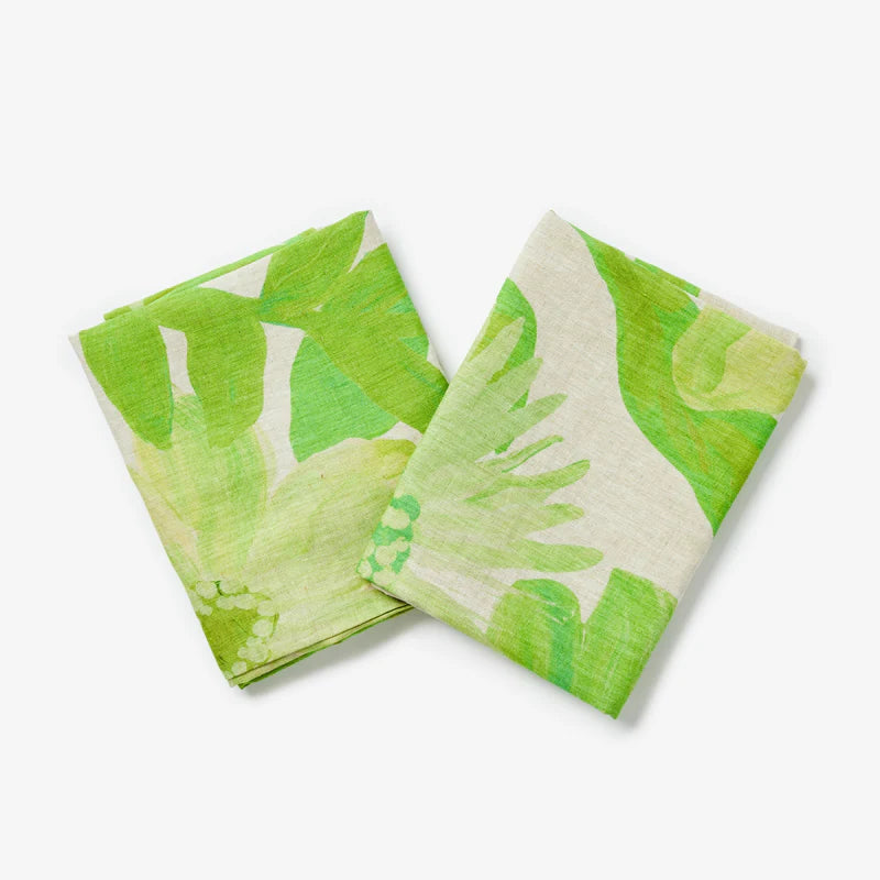 Cornflower Green Euro Pillowcases (set of two)