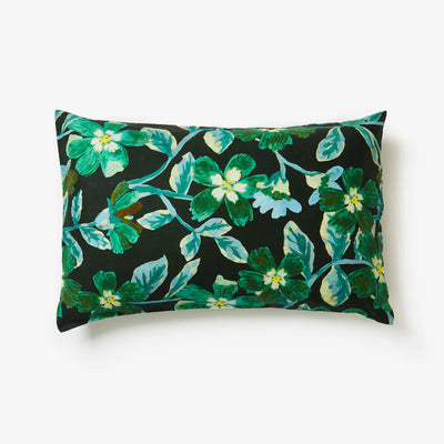 Cosmos Green Standard Pillowcases (set of two)
