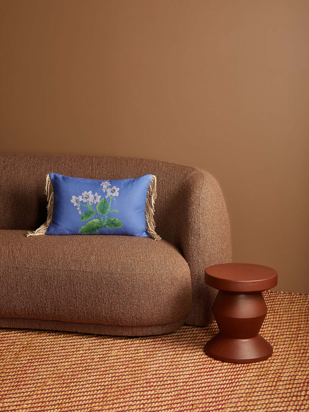 Cottage Garden Blue Cushion