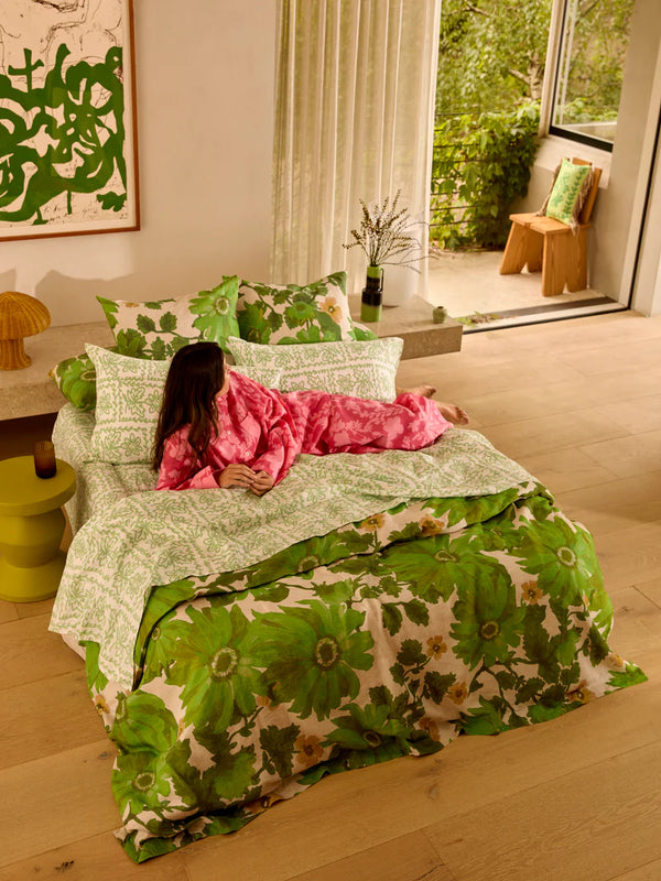 Daisy Sage Flat Sheet
