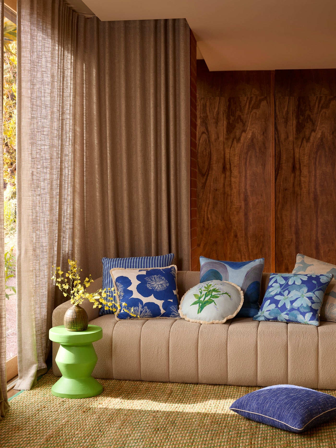 Fonda Blue 50cm cushion
