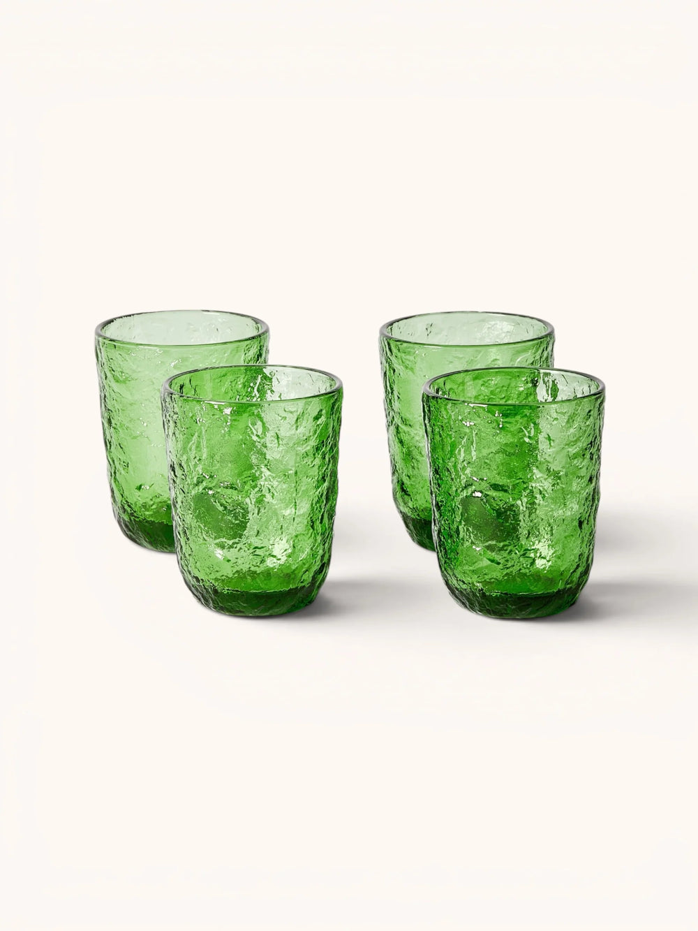 Gem Green Tumblers (set of 4)