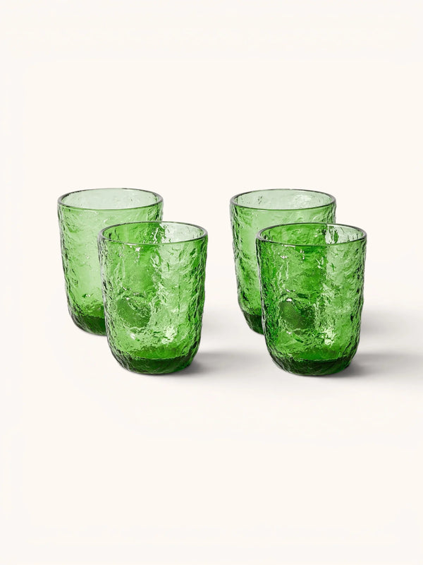 Gem Green Tumblers (set of 4)