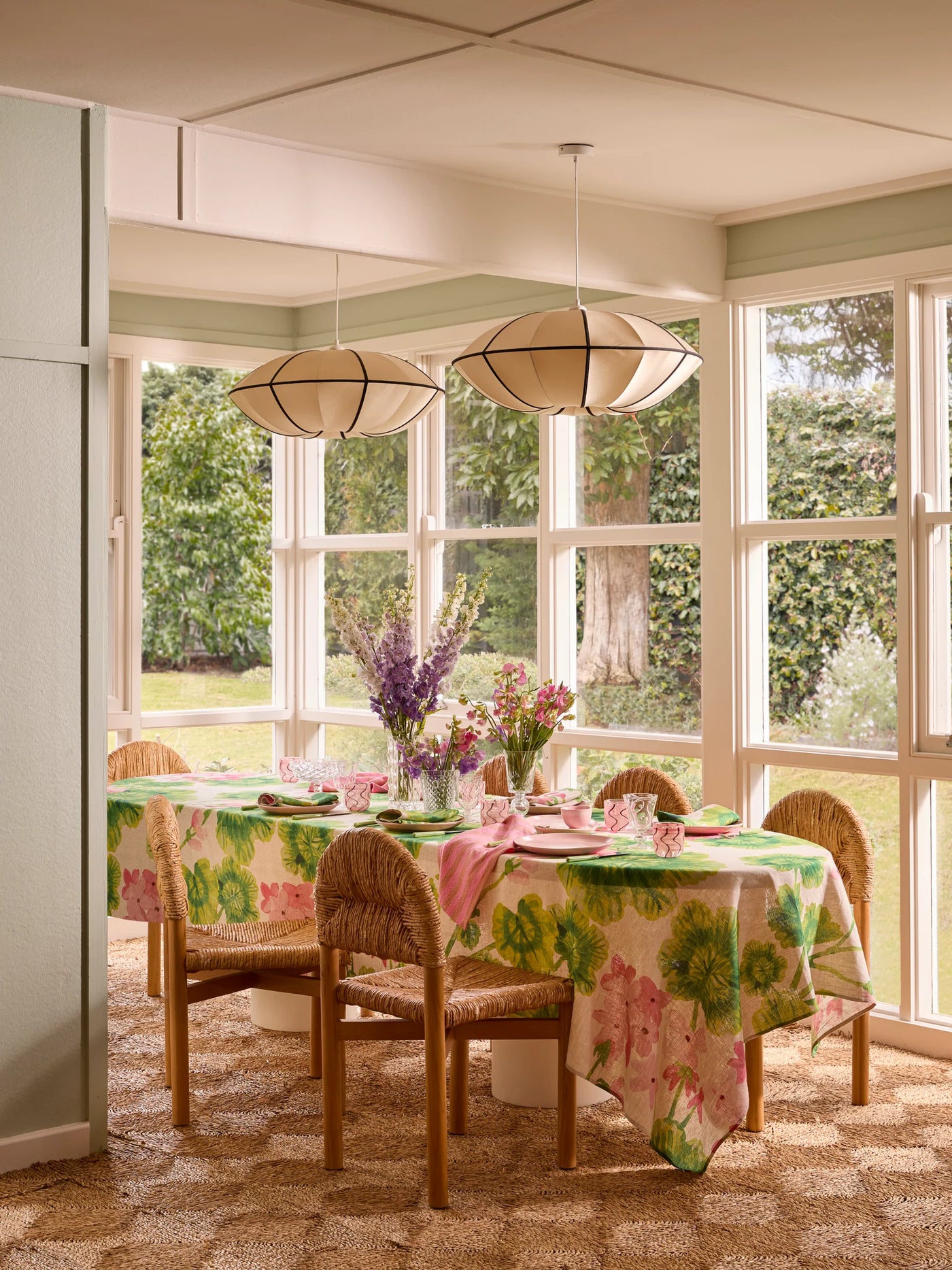 Geranium Multi Tablecloth
