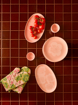 Geranium Oven Mitt