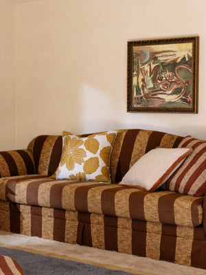 Grain Cream 50cm Cotton Cushion