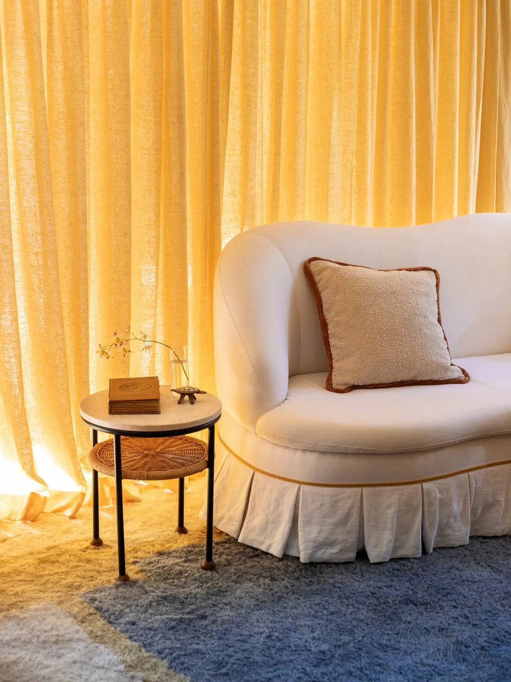 Grain Cream 50cm Cotton Cushion