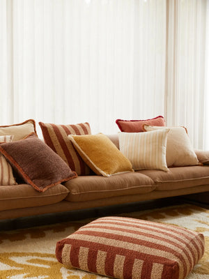 Grain Cream 50cm Cotton Cushion