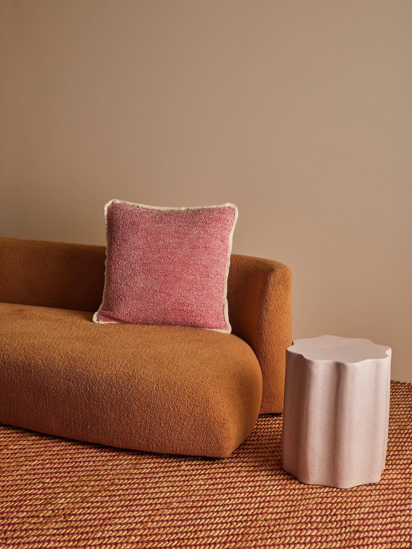 Grain Rose 50cm Cotton Cushion