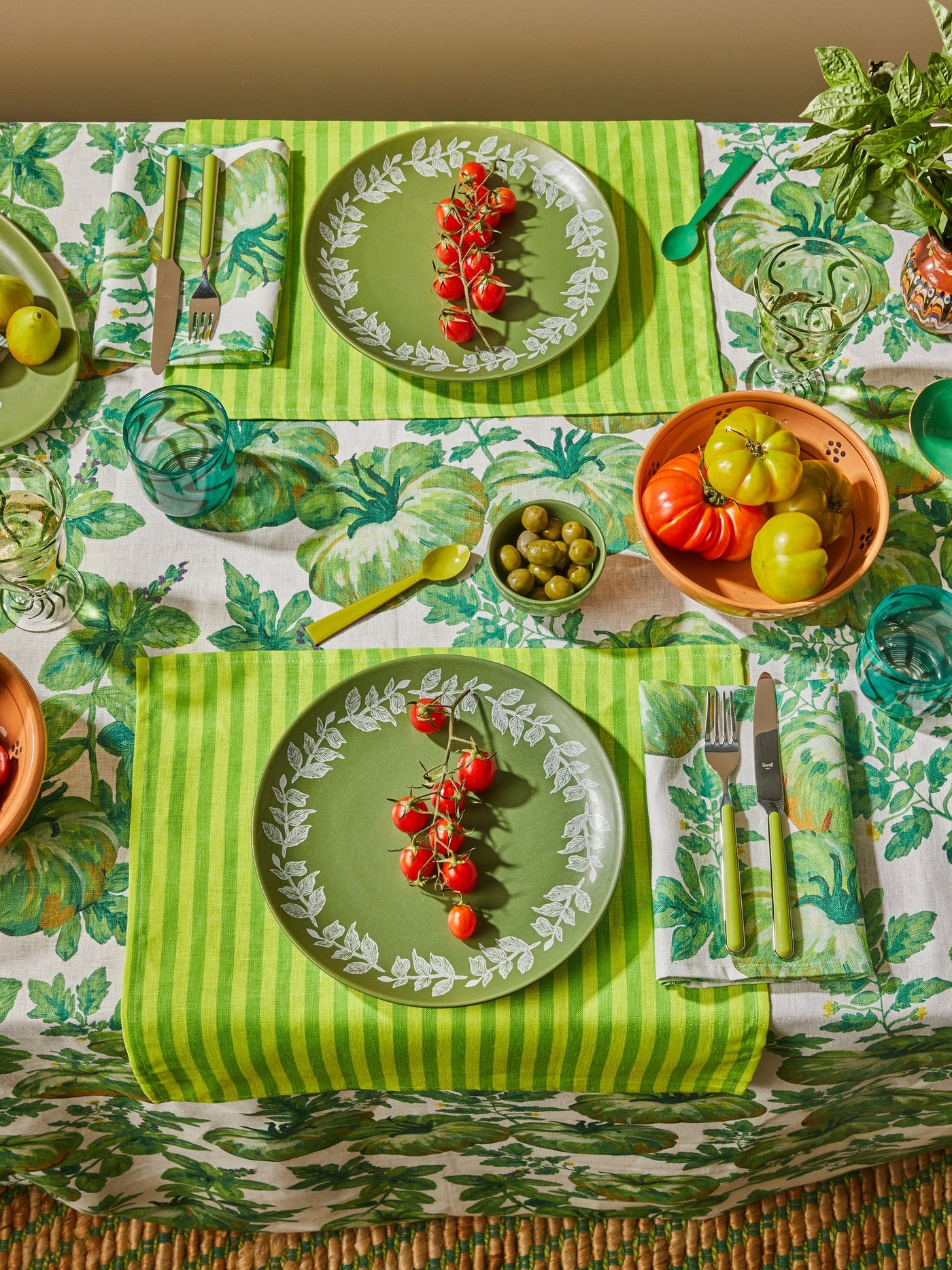 Heirloom Green Napkins (set of 4)