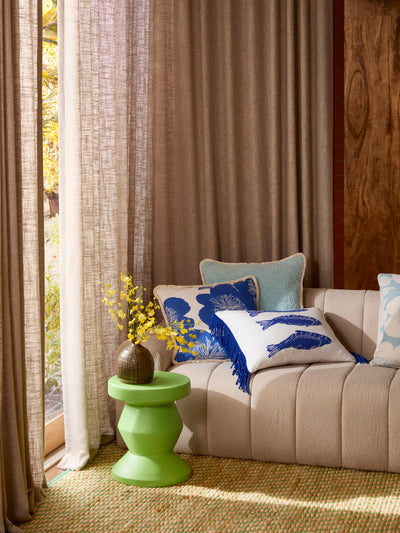 Jardin Blue 50cm cushion