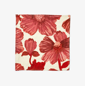 Leon Cerise Napkins (set of 4)