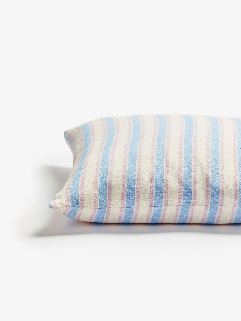 Linear Blue 50cm Linen Cushion