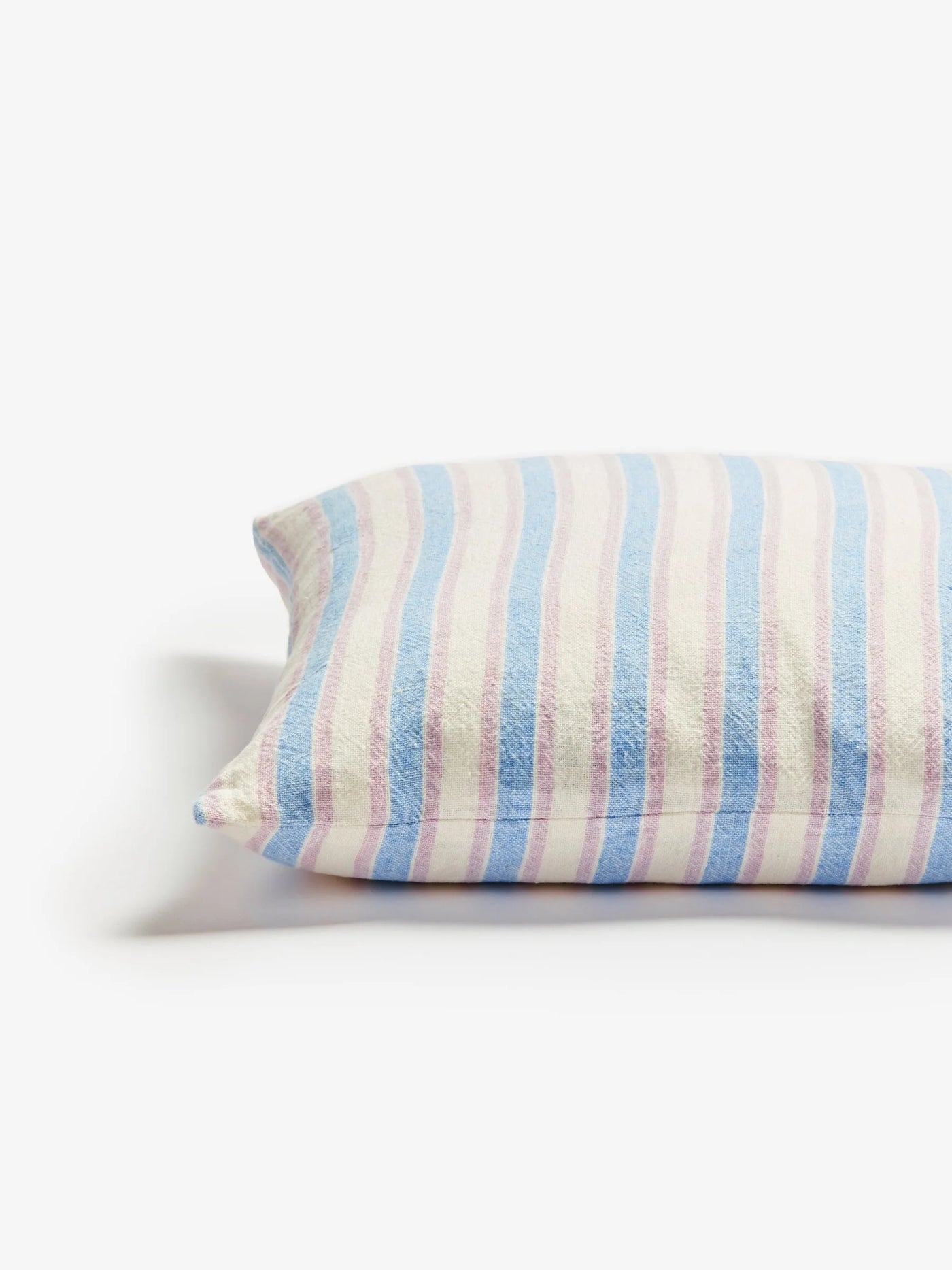 Linear Blue 50cm Linen Cushion