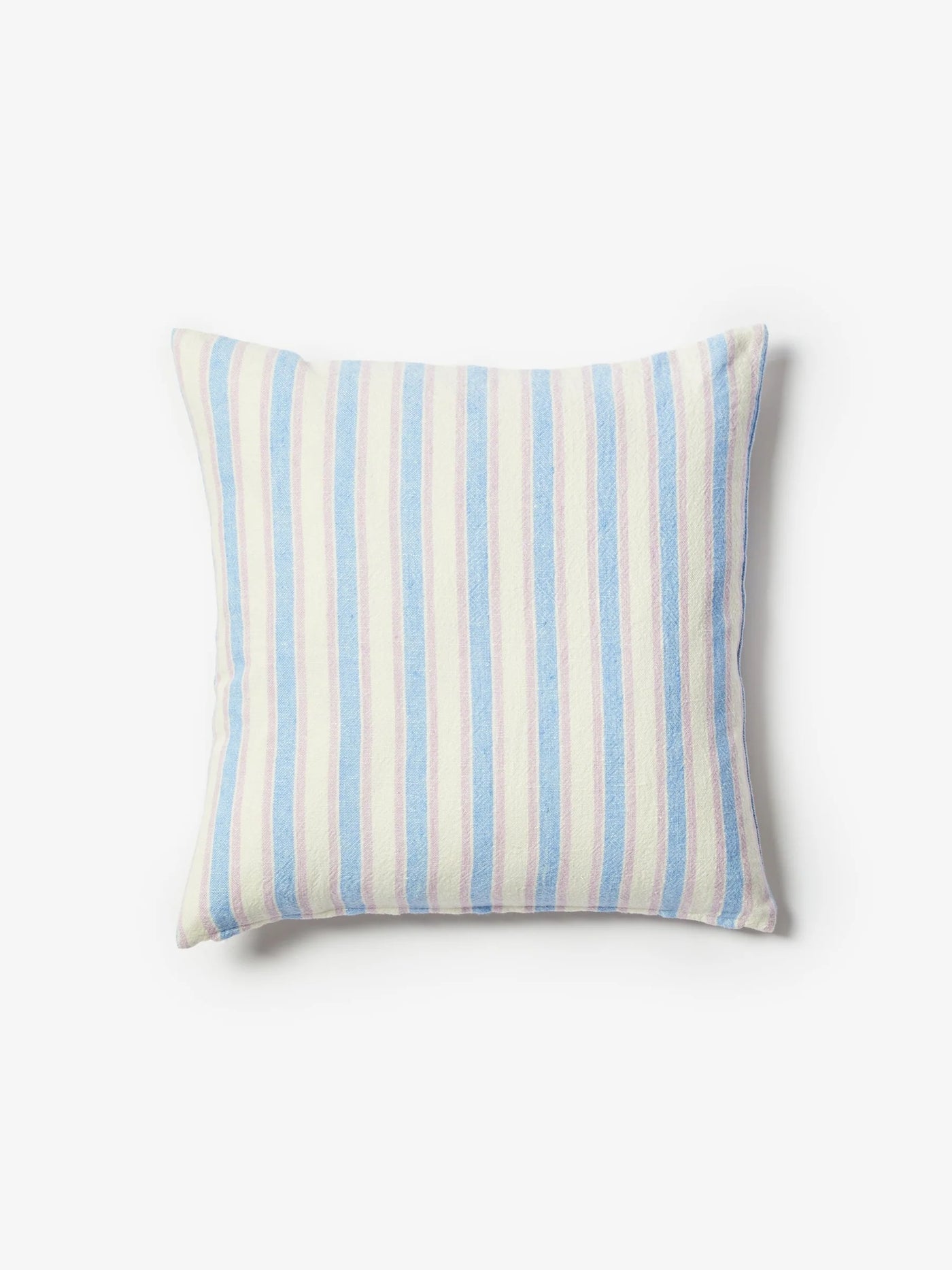 Linear Blue 50cm Linen Cushion