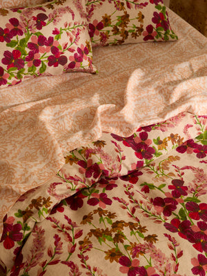 Lupin Multi Linen Quilt Cover
