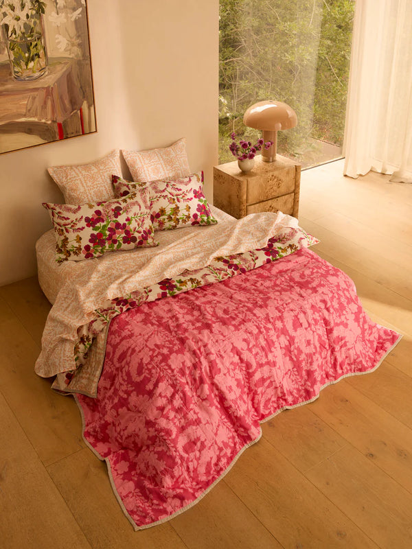 Lupin Multi Linen Quilt Cover