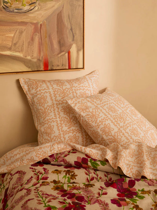 Lupin Multi Linen Quilt Cover