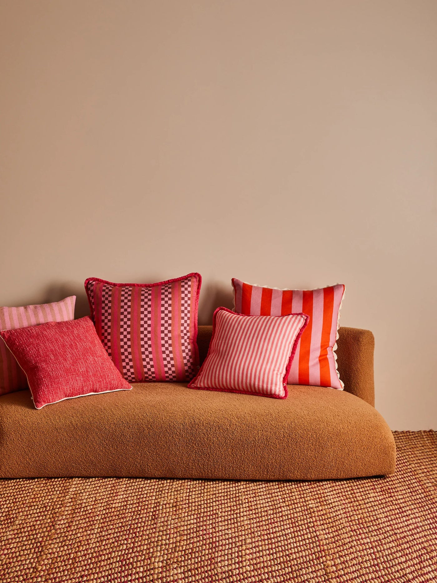 Marco Tile Pink 60cm cushion