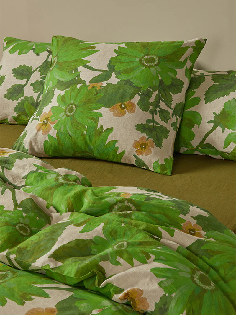 Marigold Leaf Euro Pillowcases