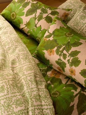 Marigold Leaf Fitted Sheet