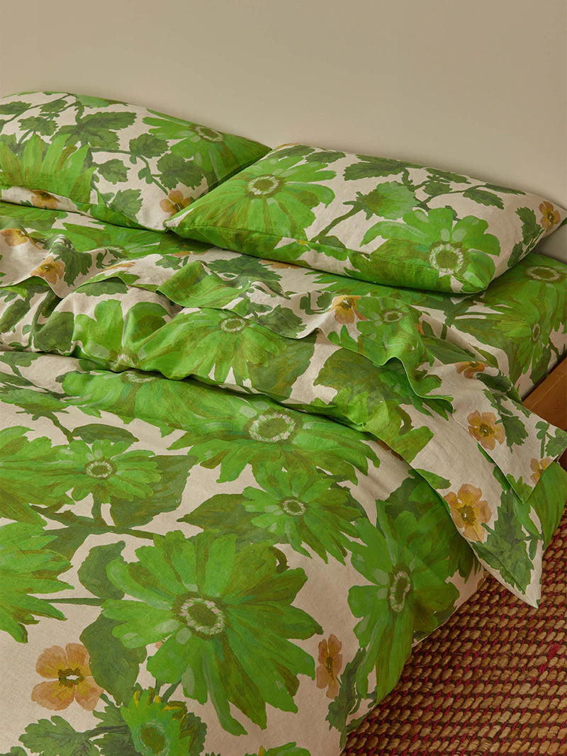 Marigold Leaf Fitted Sheet