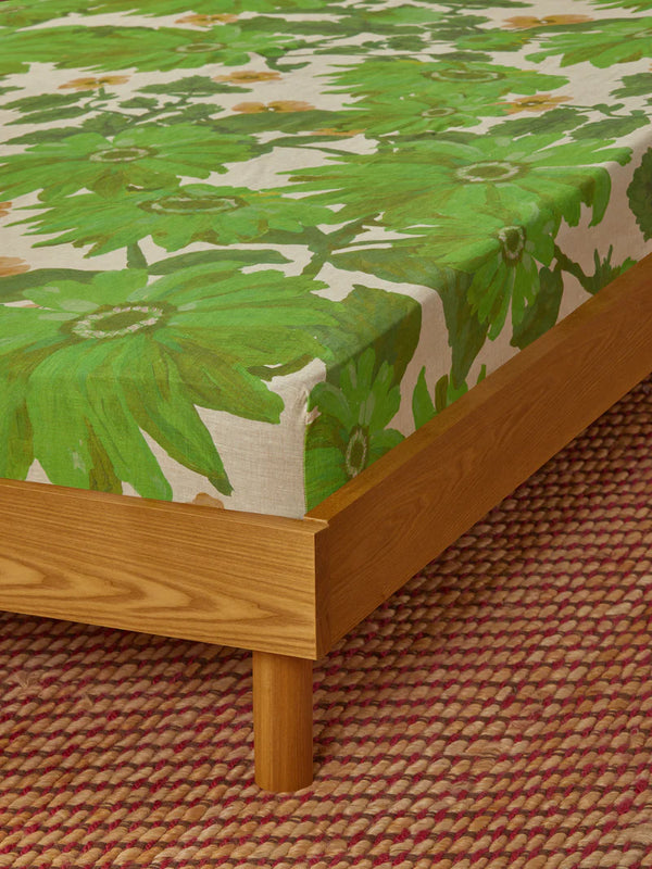 Marigold Leaf Fitted Sheet
