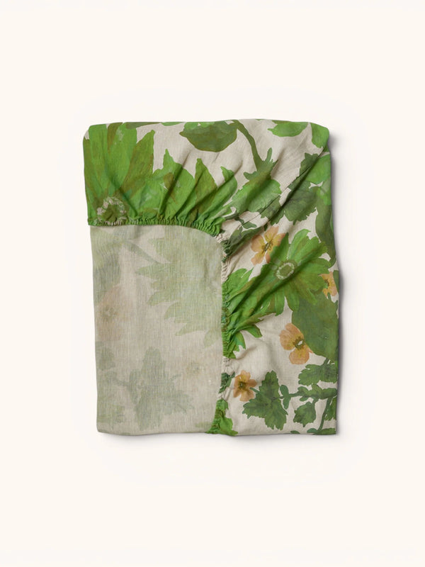 Marigold Leaf Fitted Sheet
