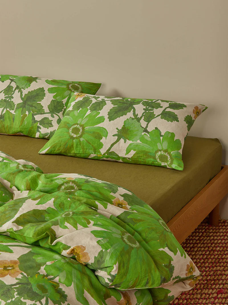 Marigold Leaf Standard Pillowcases