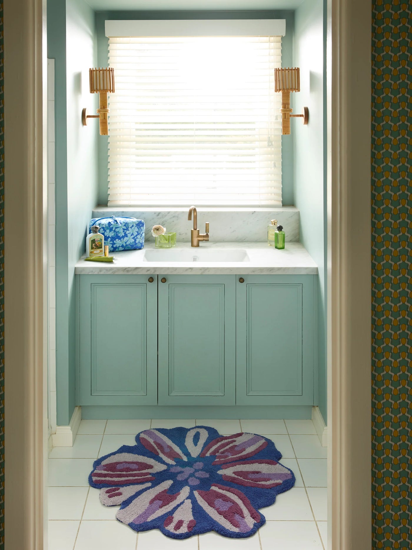 Meadow Blue Bath Mat