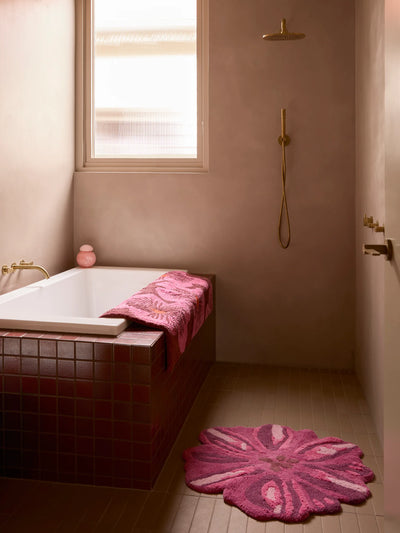Meadow Pink Bath Mat