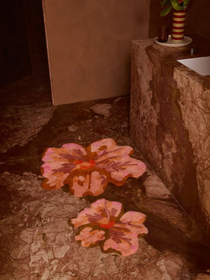 Mini Tulip Tan Bath Mat