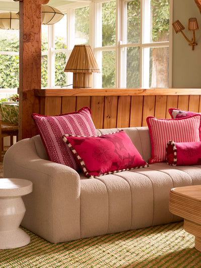 Mini Wave Pink 60cm cushion
