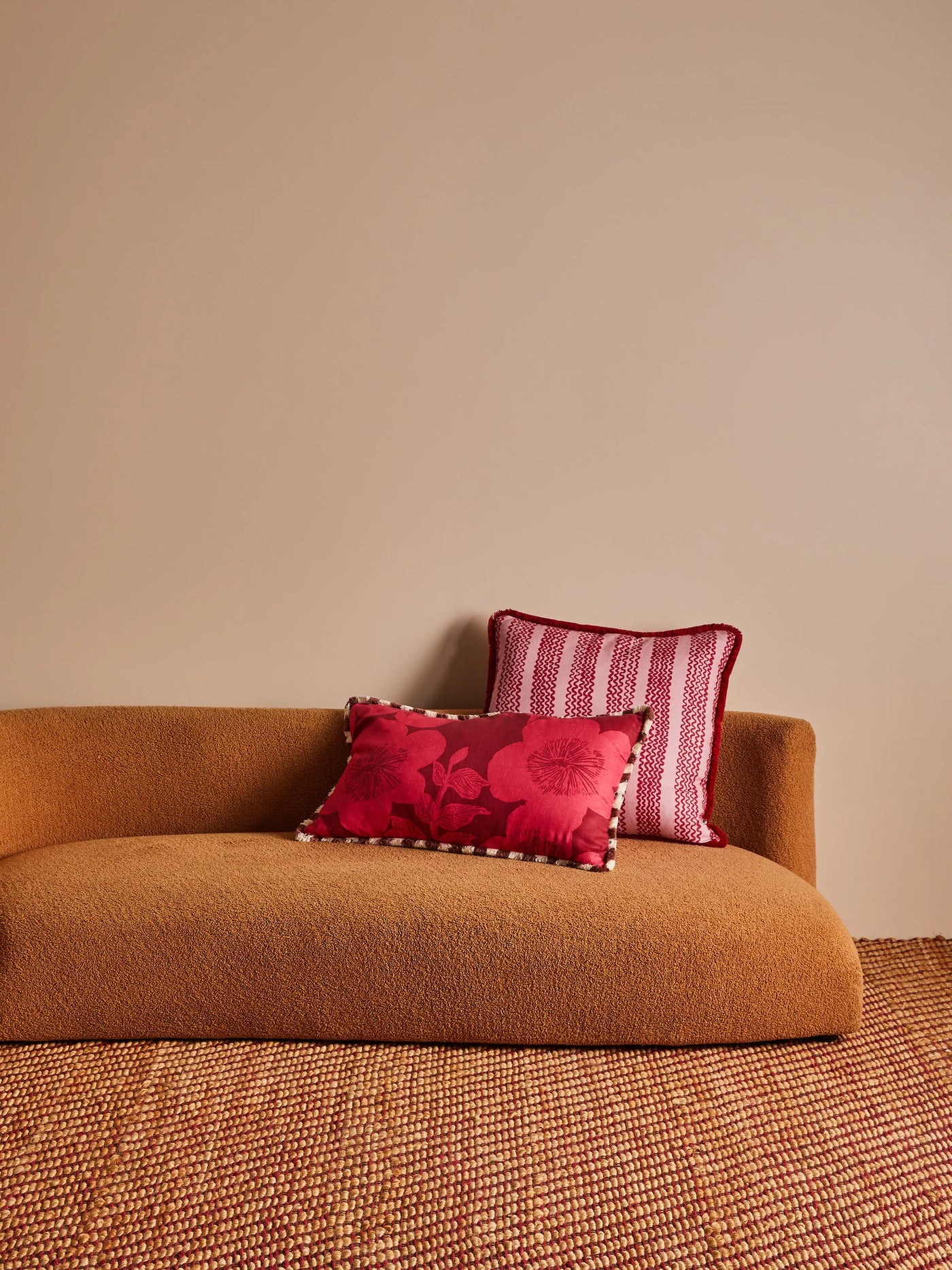 Mini Wave Pink 60cm cushion