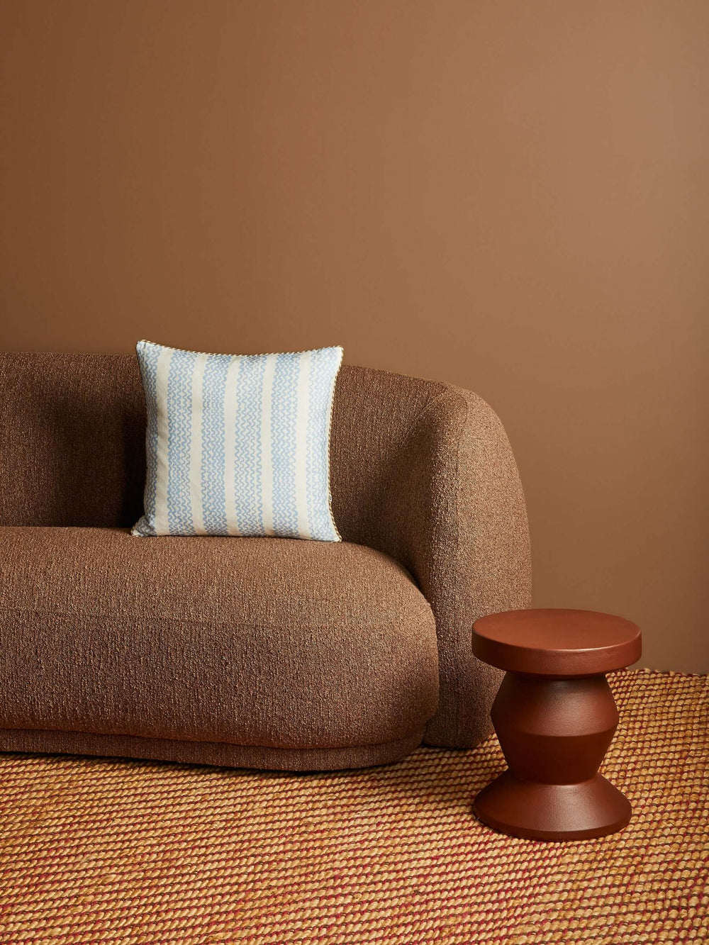 Mini Waves Soft Blue 50cm Cushion